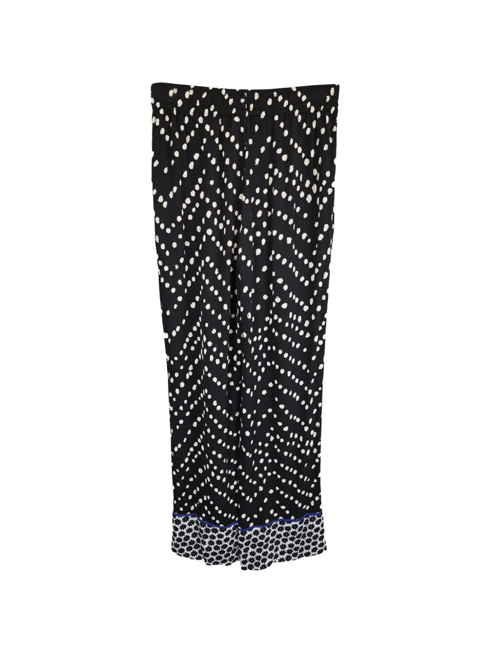 Diane Von Furstenberg Vintage Denise wide-leg trousers - Zwart