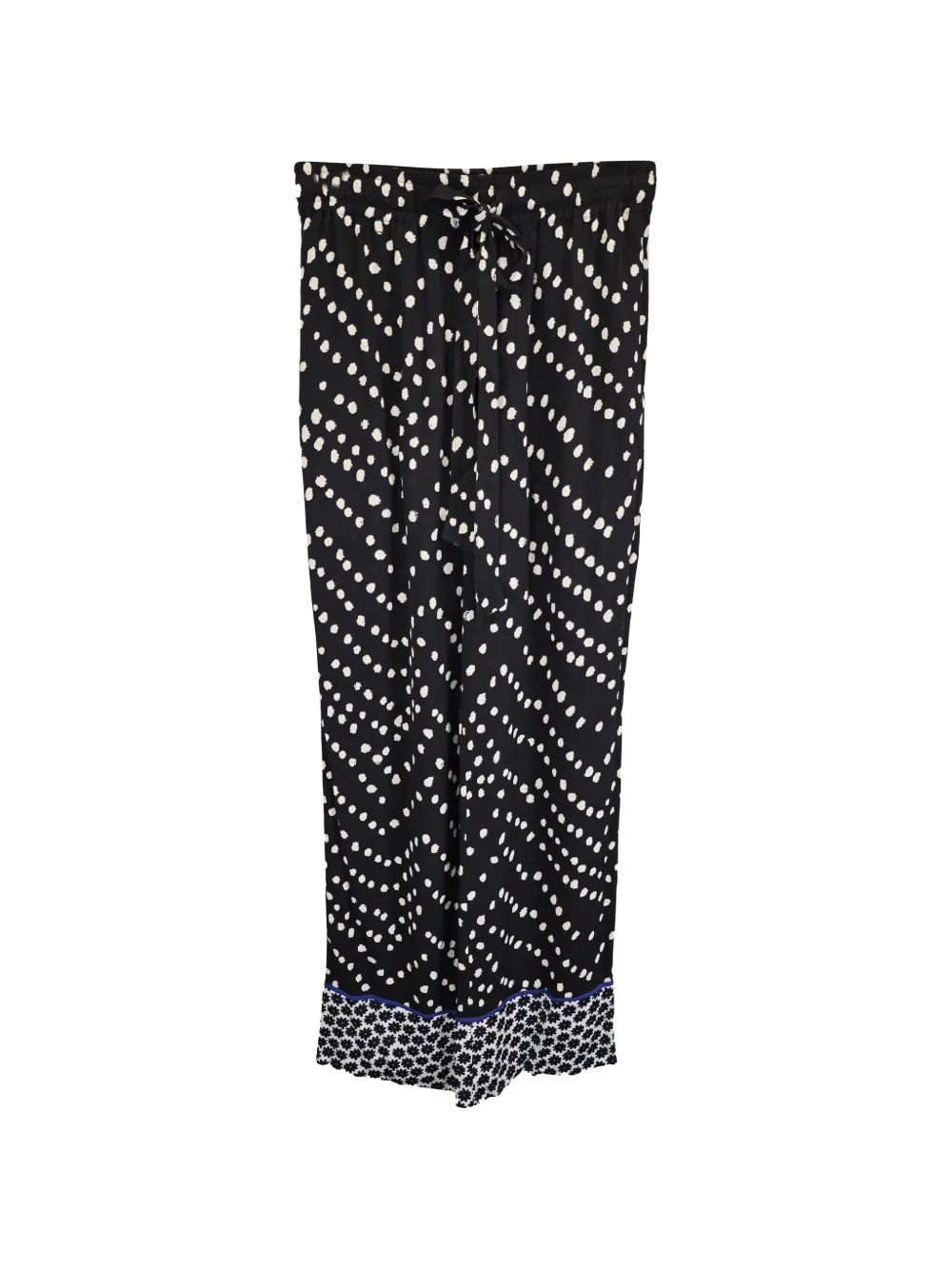 Diane Von Furstenberg Vintage Denise wide-leg trousers - Nero