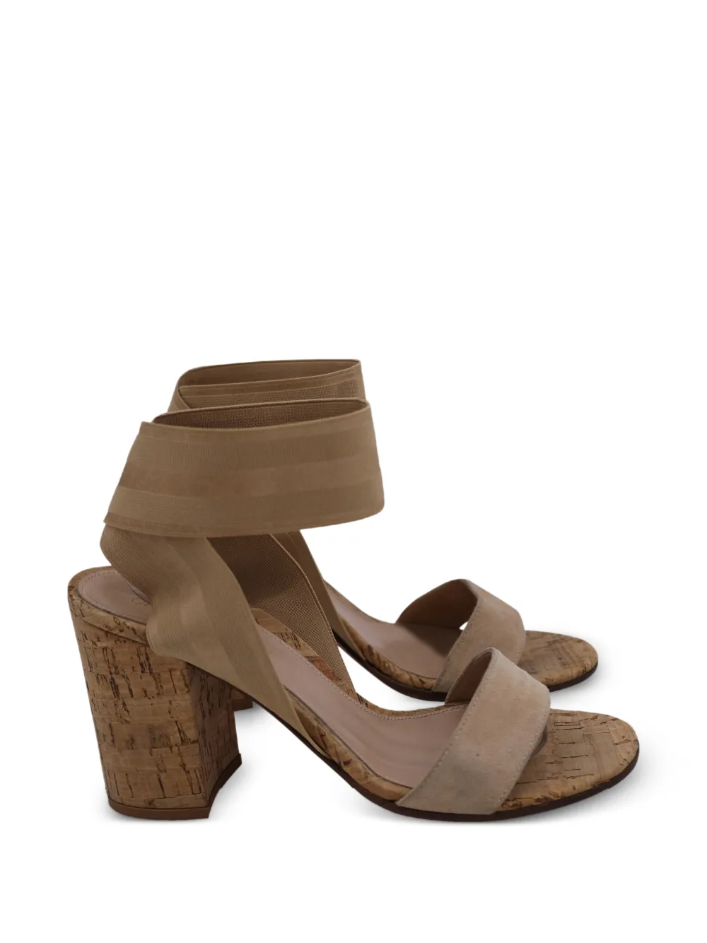 Gianvito Rossi Hailee block-heel sandals - Marrone