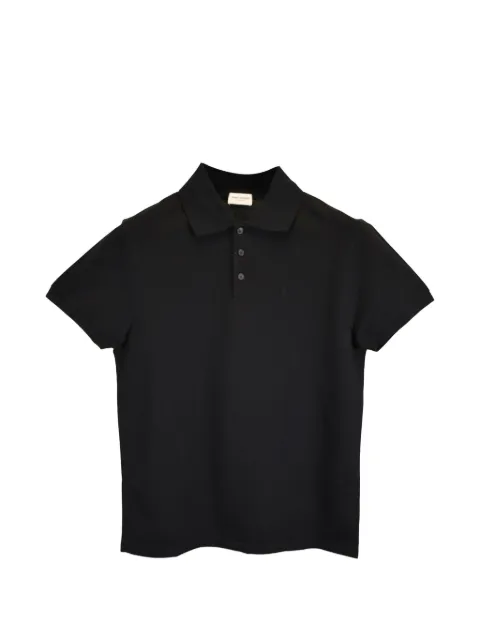 Saint Laurent Pre-Owned playera tipo polo Cassandre