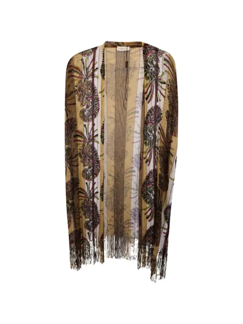 Etro Vintage paisley-pattern poncho