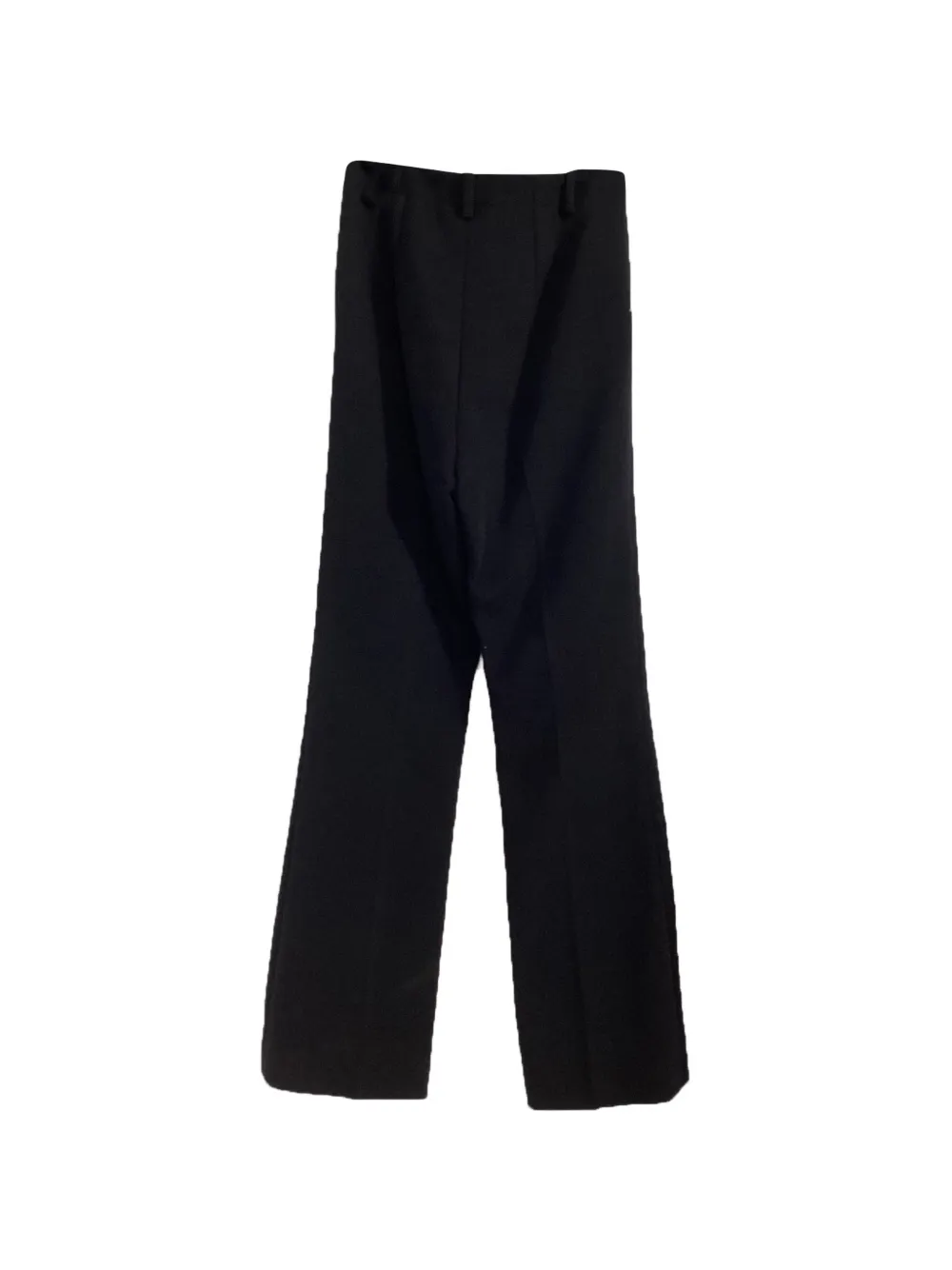 Saint Laurent Pre-Owned wide-leg wool trousers - Zwart