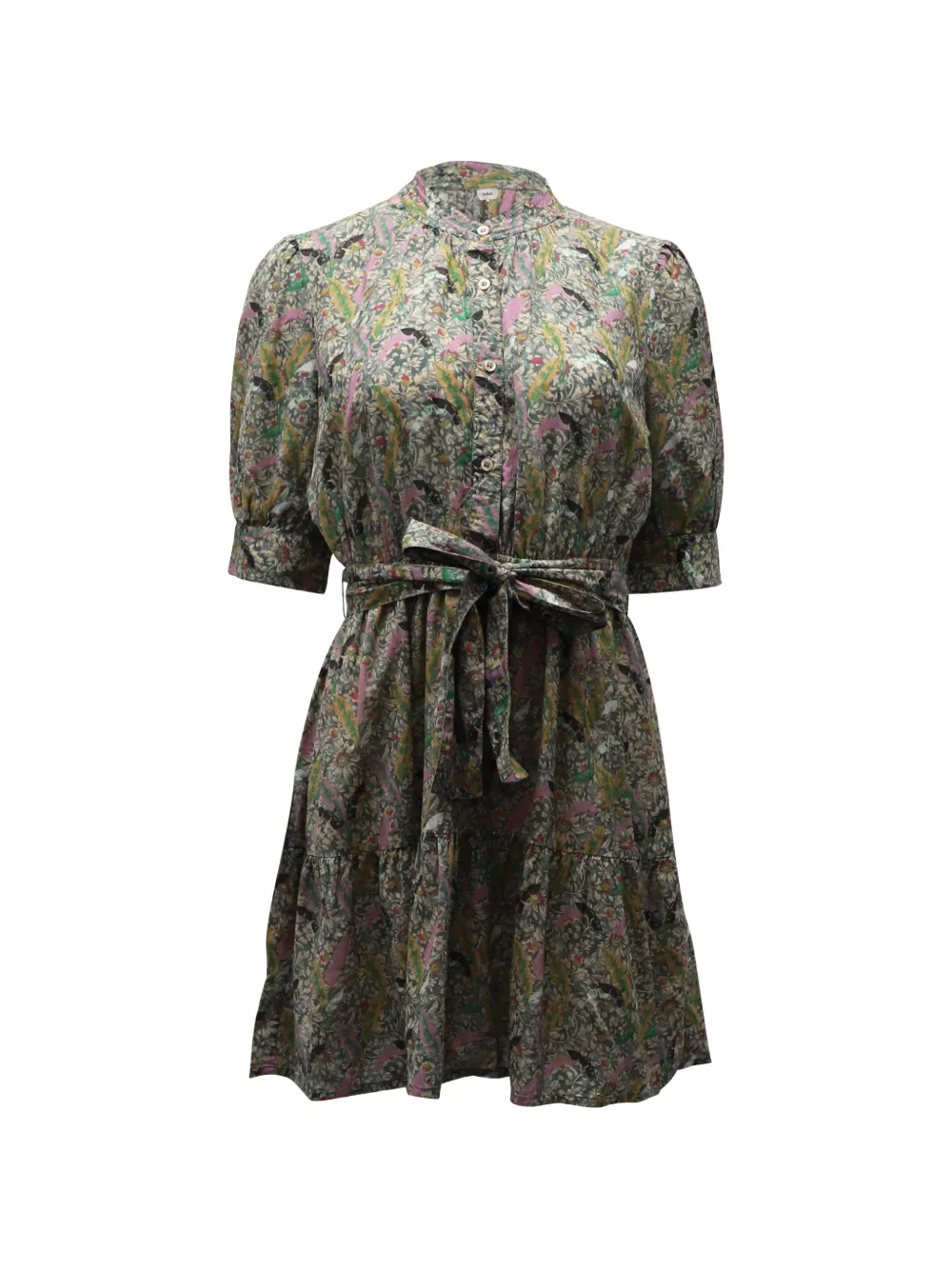Ba&Sh floral-print tied dress - Groen