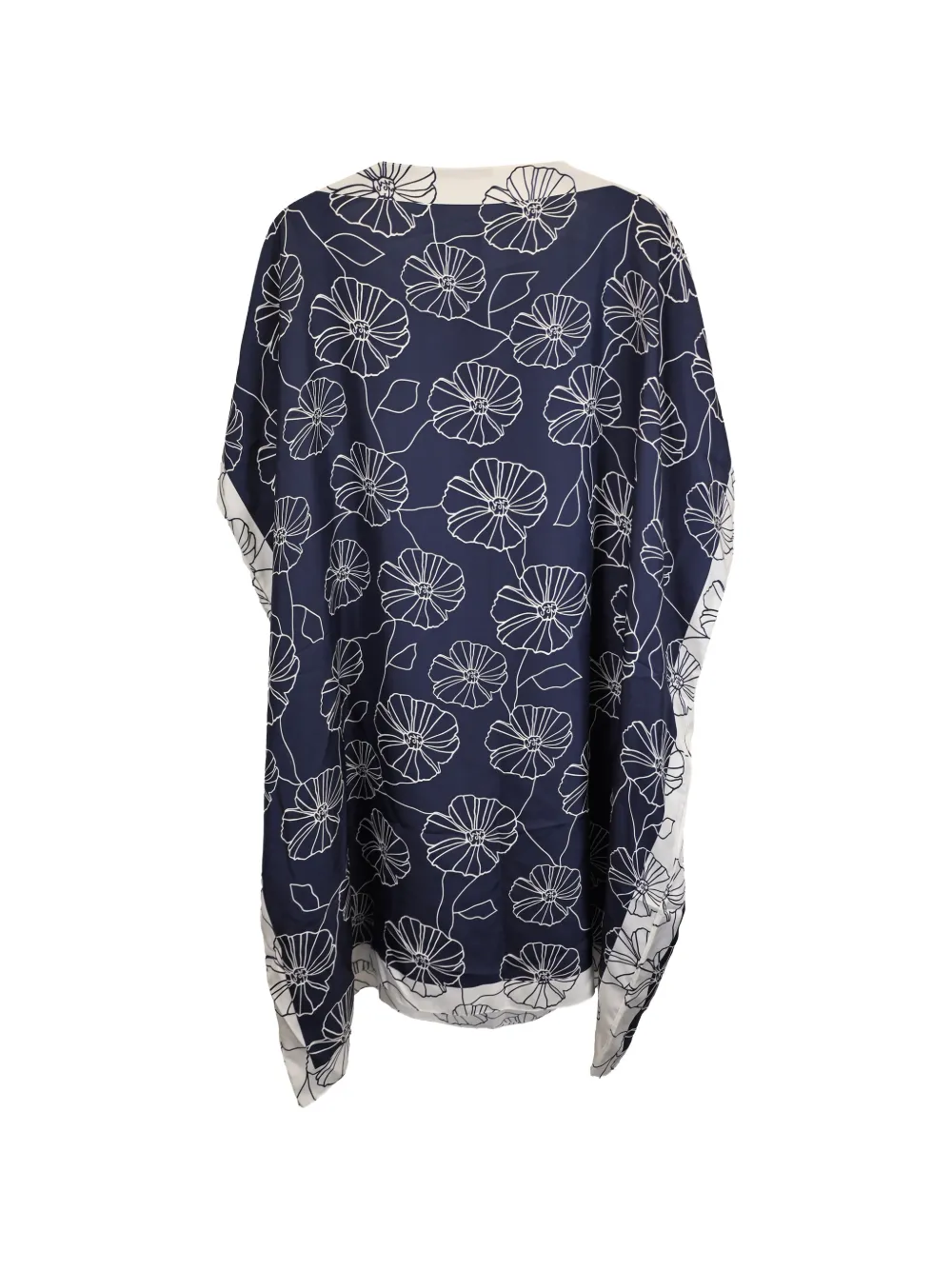 Carolina Herrera Vintage floral-print knee-length dress - Blauw