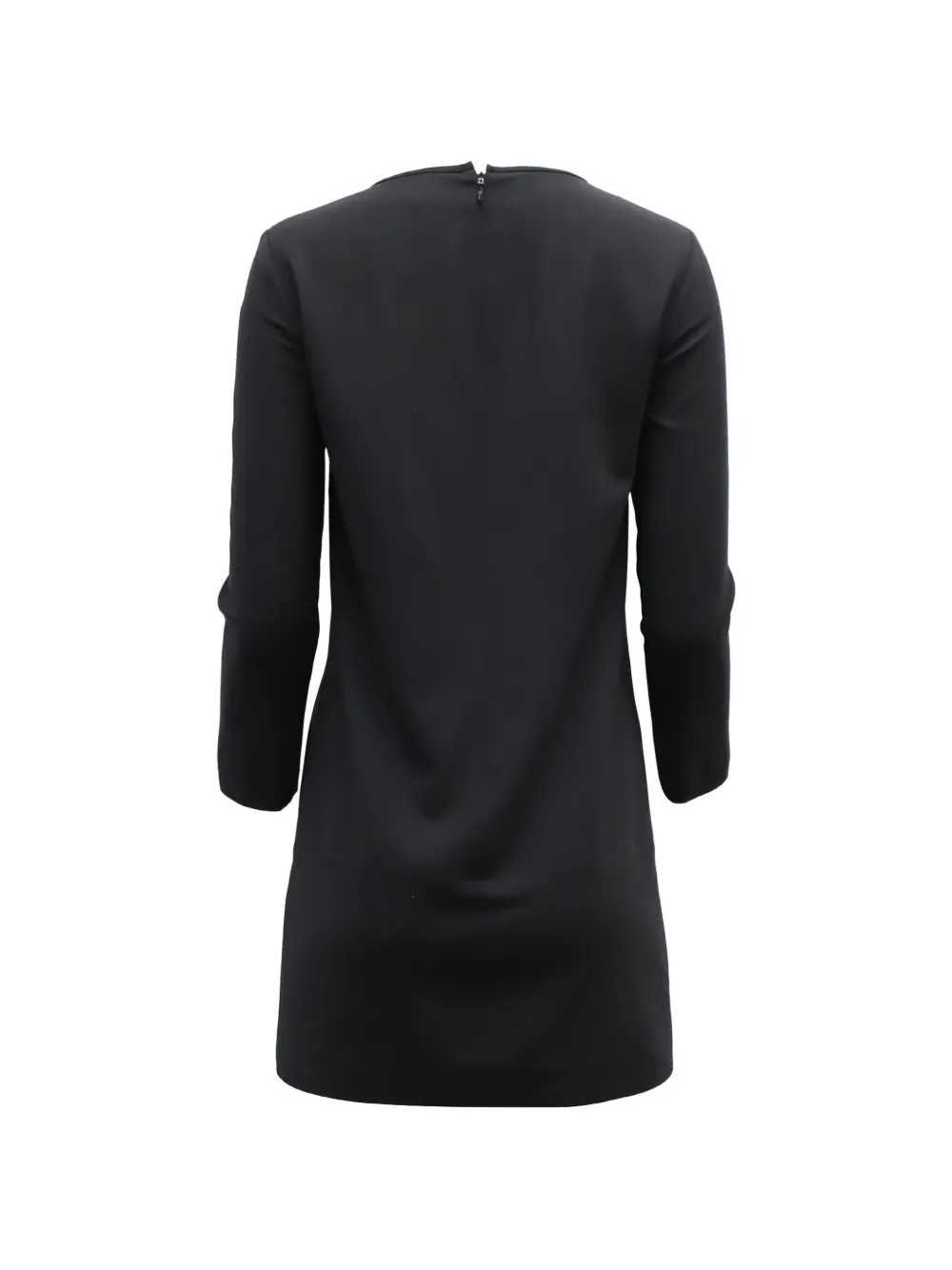 Theory round-neck mini dress - Zwart