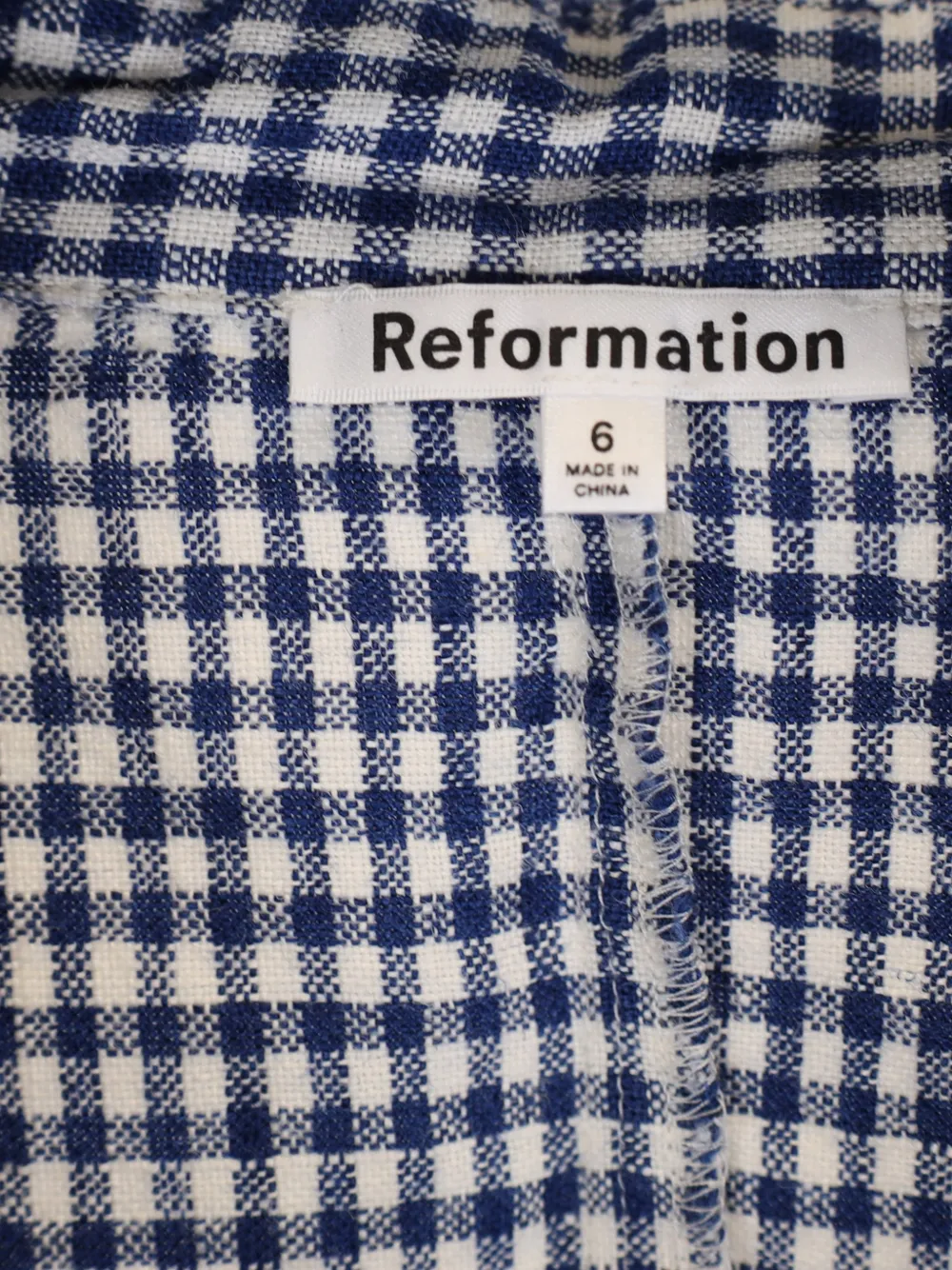 Elton Gingham-Check Cropped Blazer
