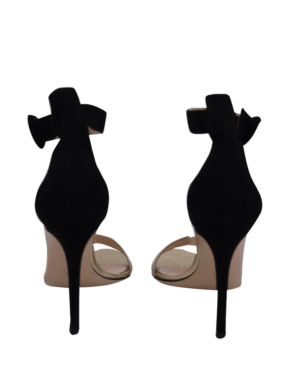 Gianvito Rossi Portofino buckled sandals - Goud