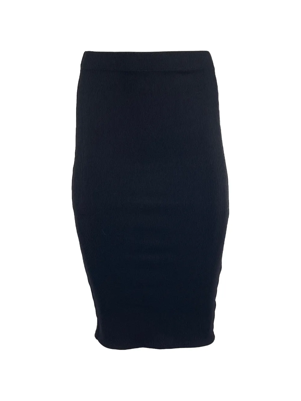 ANINE BING ribbed midi skirt - Nero