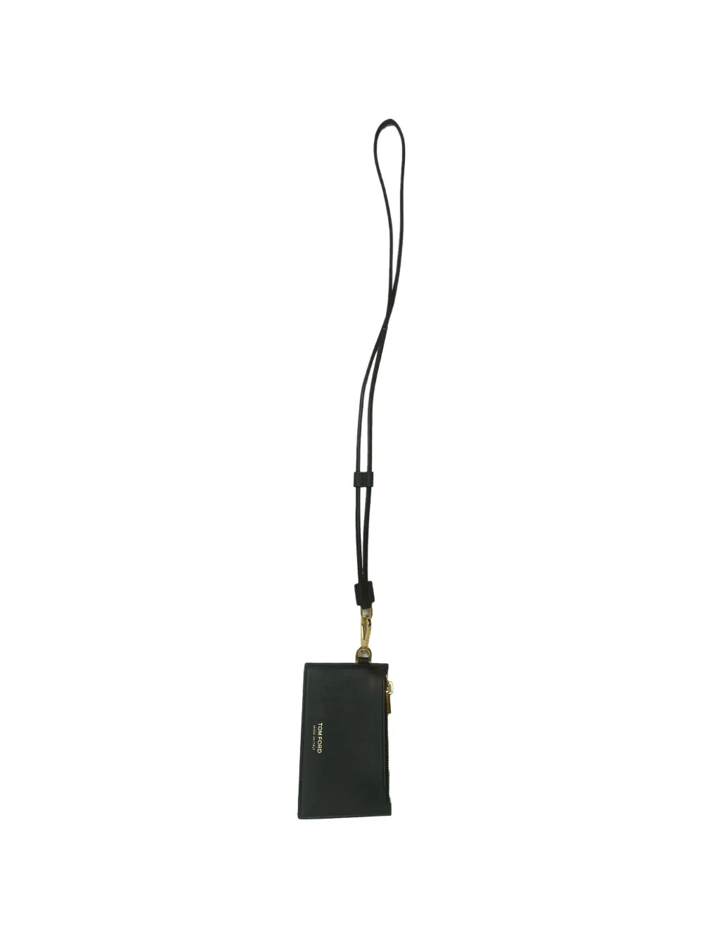 Tom Ford Vintage lanyard leather cardholder - Nero