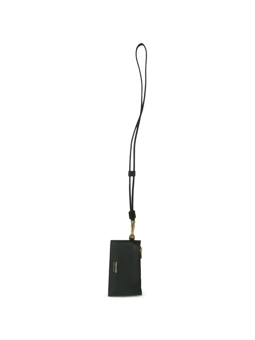 Tom Ford Vintage lanyard leather cardholder - Nero