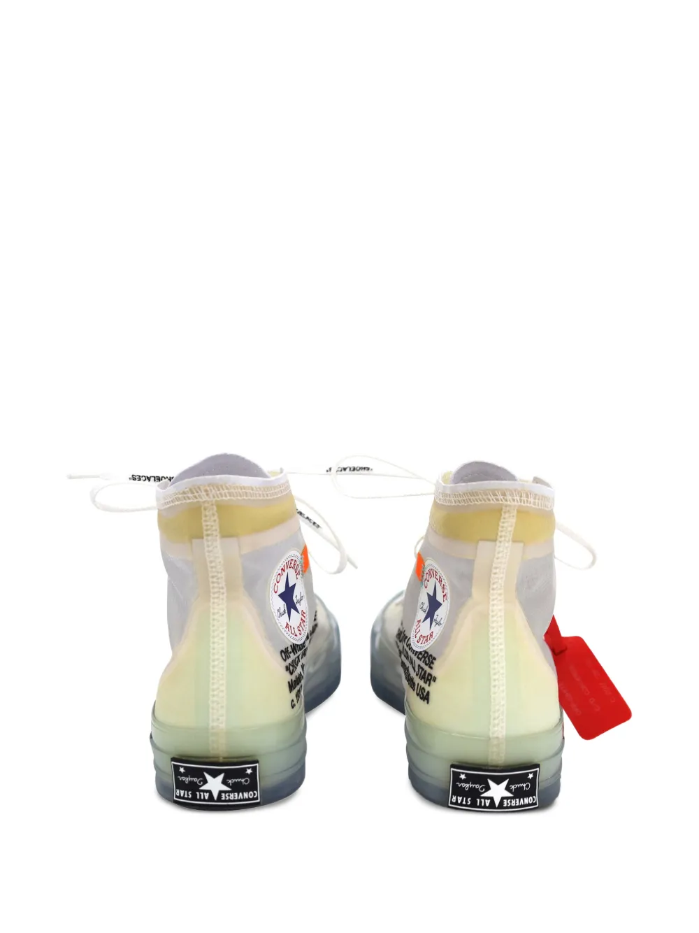  Off-white Pre-owned X Converse Chuck 70 Sneakers 