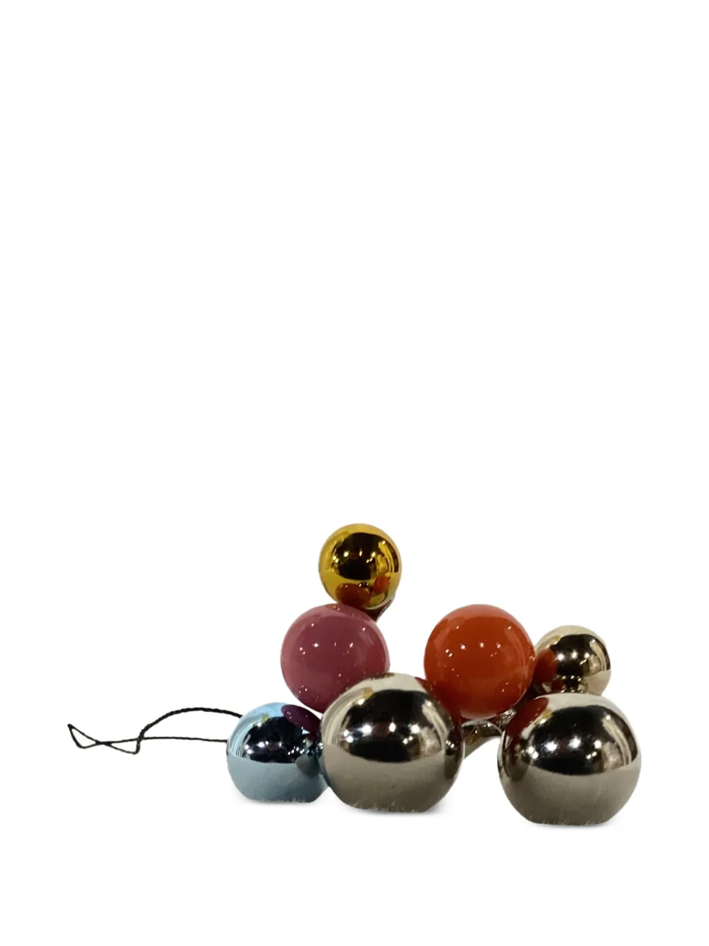 Dries Van Noten Pre-Owned ornamented ring - Argento