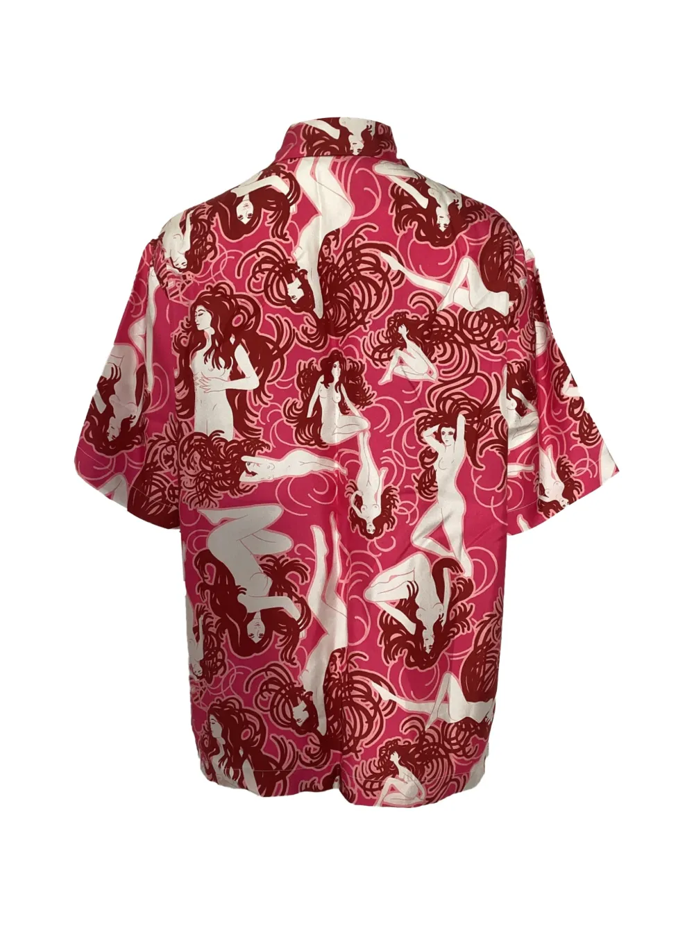  Amiri Silk Patterned Shirt - Pink 