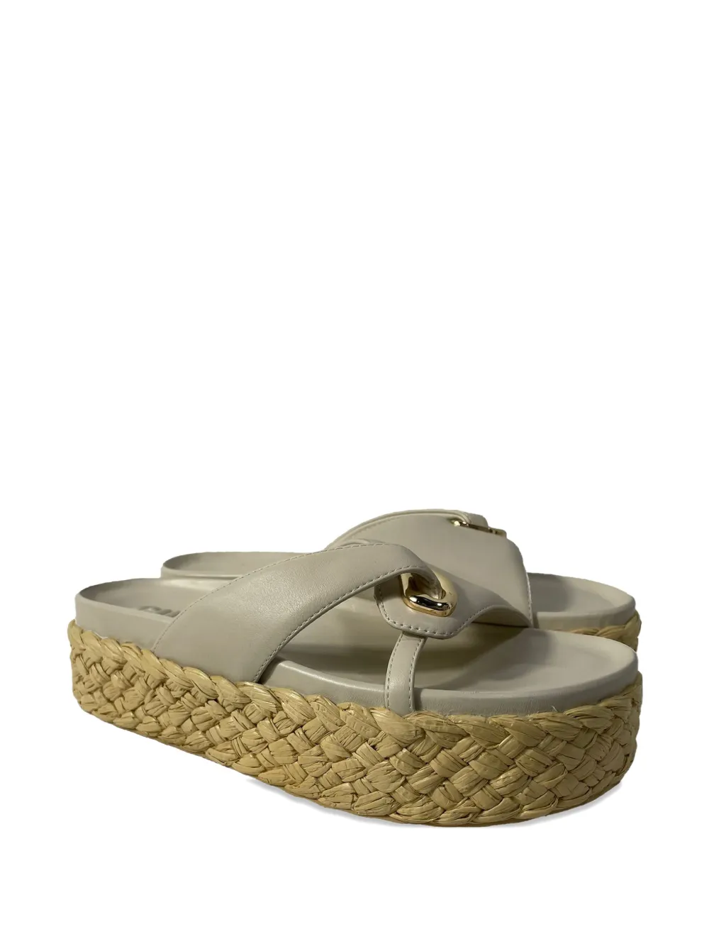 Cult Gaia Blythe platform sandals - Beige