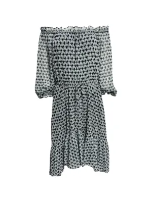 Diane von Furstenberg オフショルダーパーティードレス Diane Von Furstenberg Vintage Ashley オフショルダードレス | ブルー