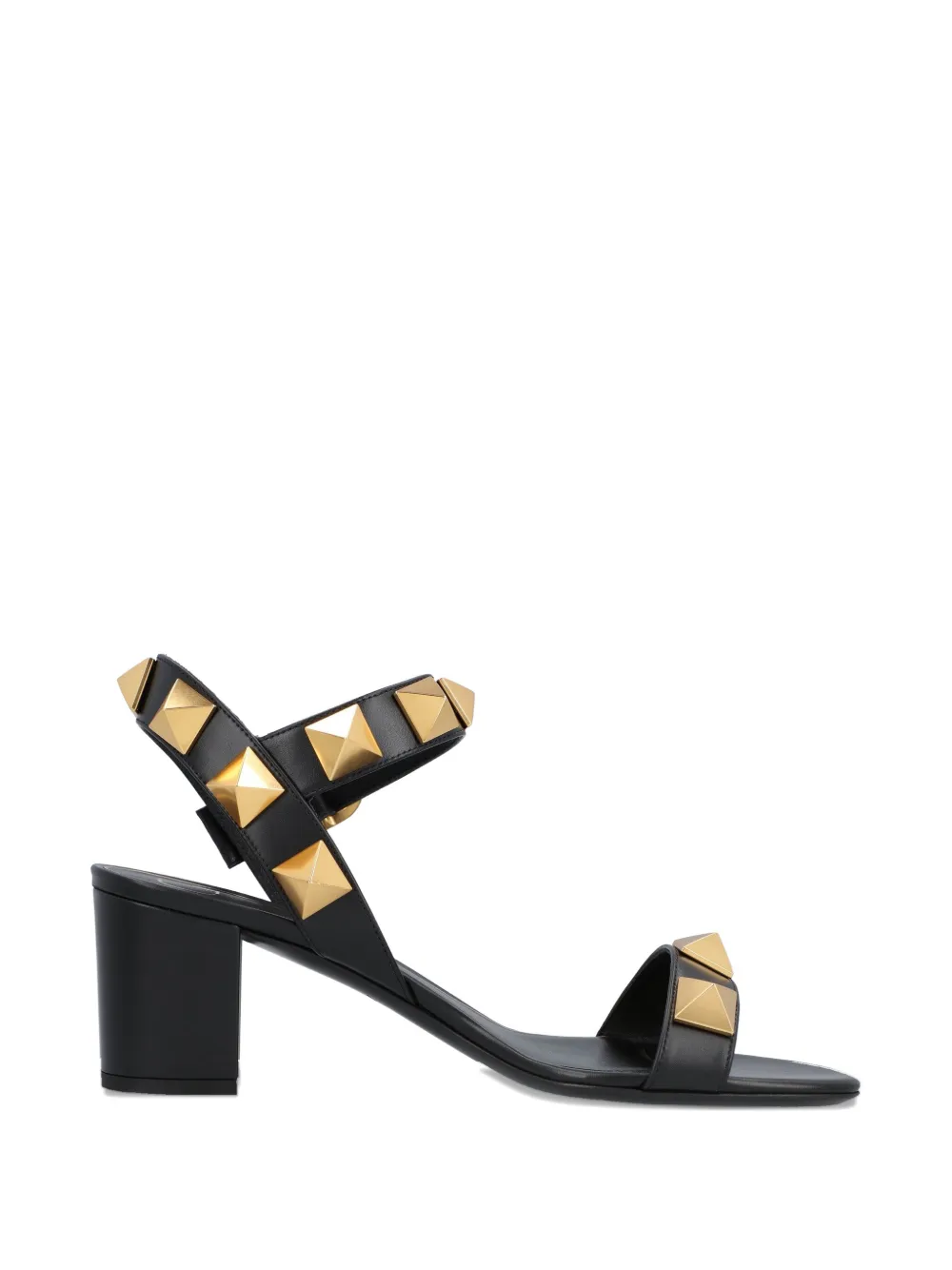 Valentino Garavani Pre-Owned Roman Rockstud leather sandals - Nero