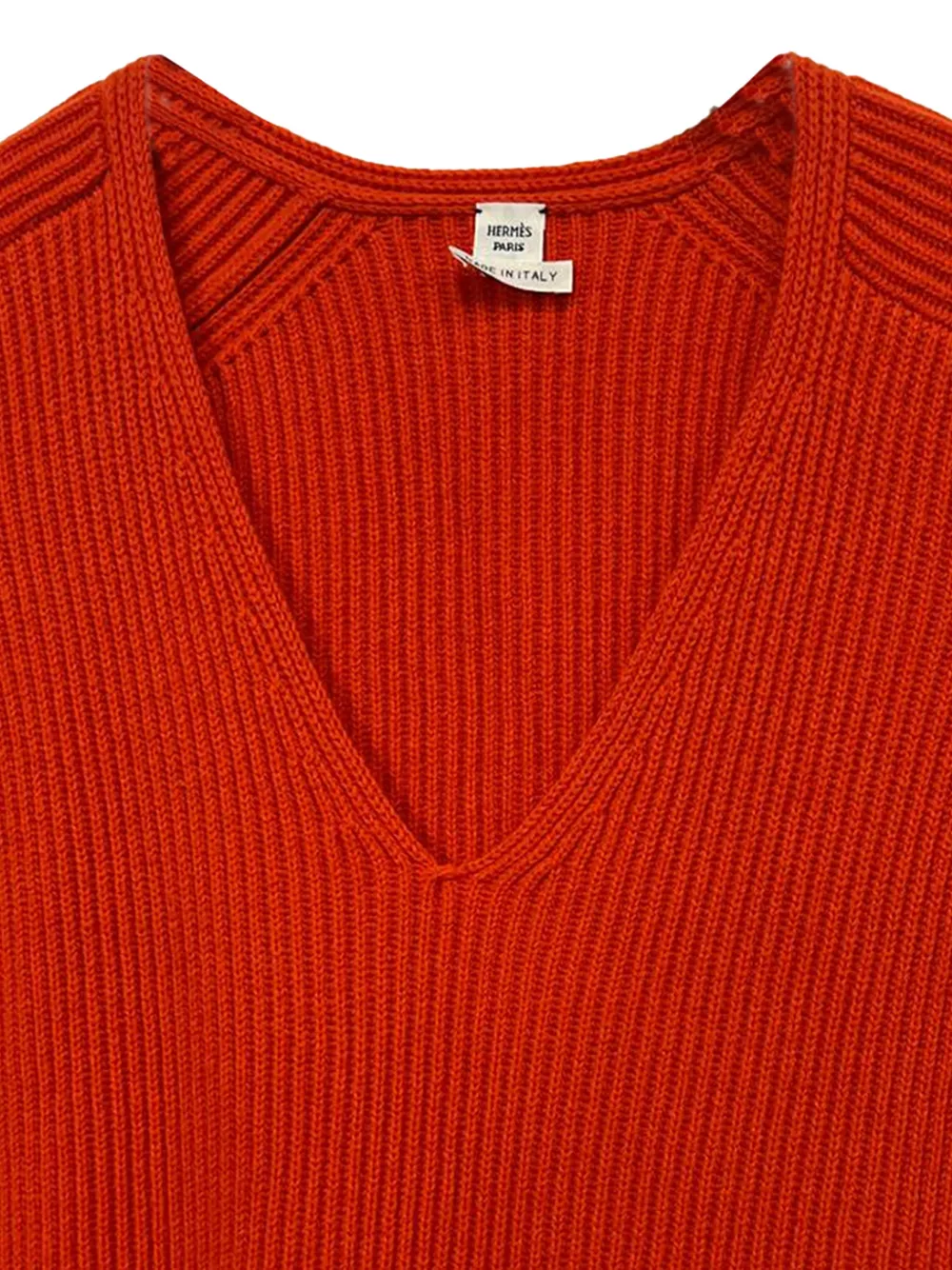 Knitted V-Neck Dress