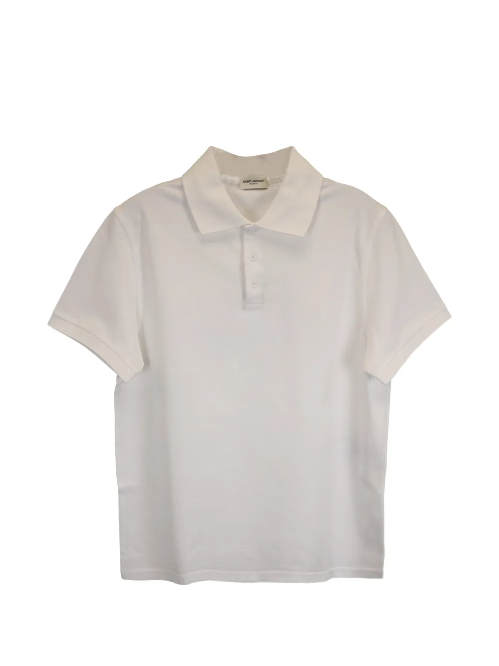 Saint Laurent Pre-Owned Cassandre polo shirt - Bianco