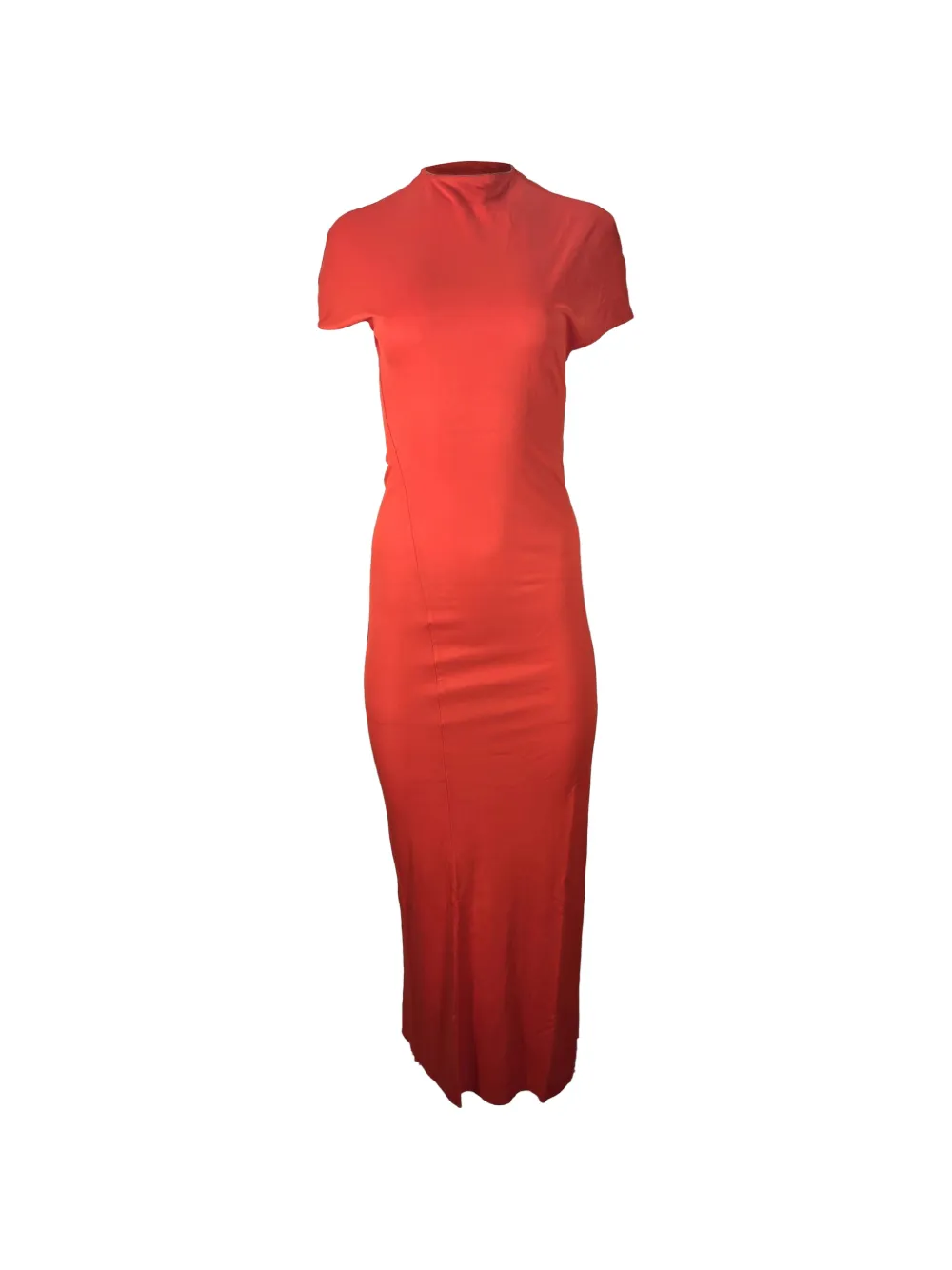 Pre-owned Khaite Yenza Maxi Dress In Red