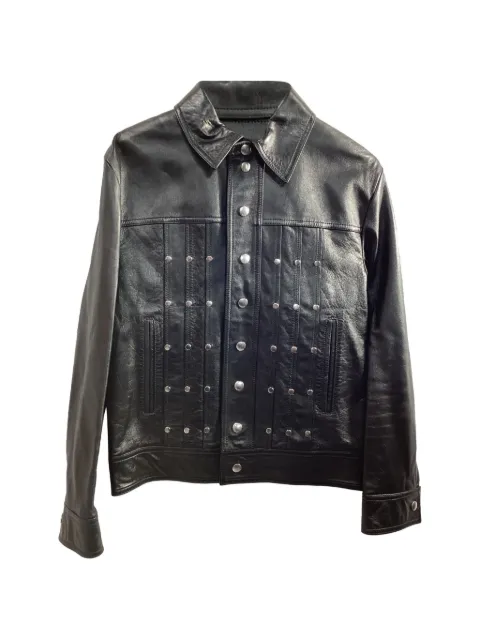 Celine Pre-Owned  x Hedi Slimane studded leather jacket