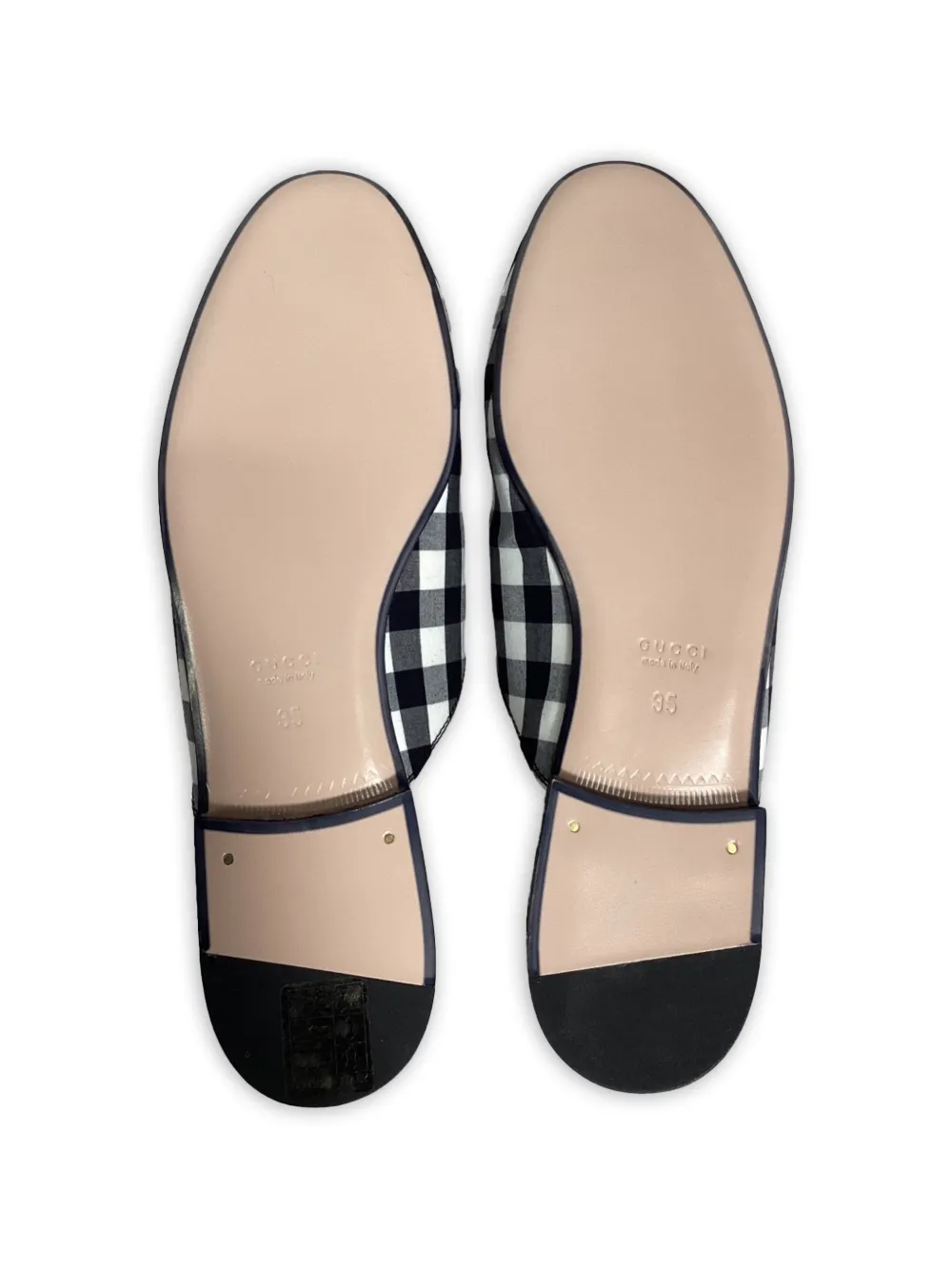 GUCCI プリンスタウン タータンチェック ファーミュール 497309 GUCCI