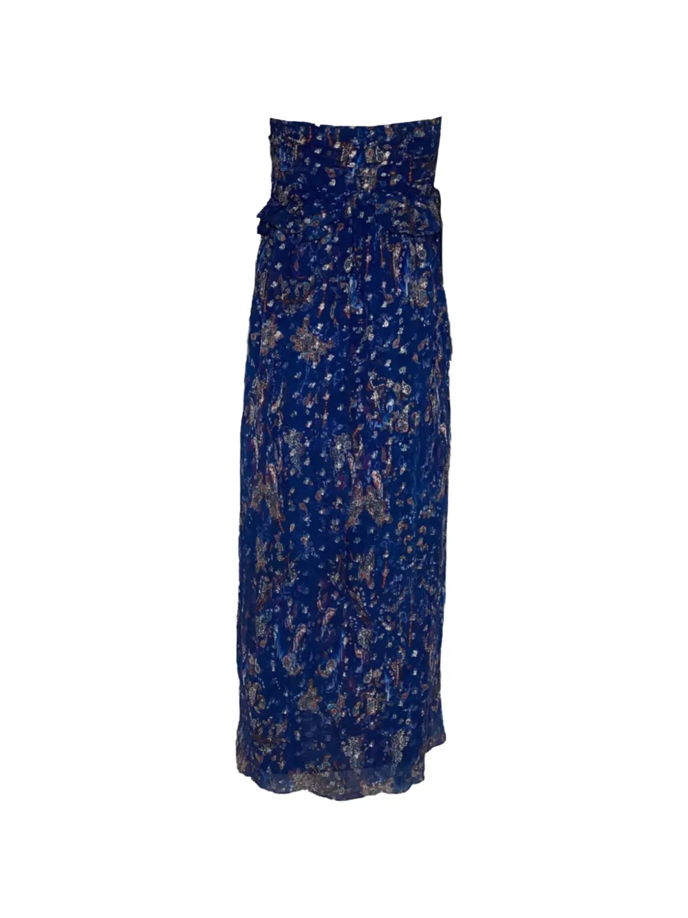 IRO Somov halterneck printed dress - Blauw
