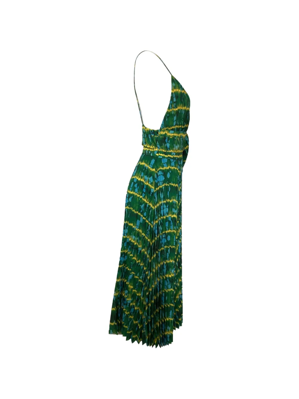 Winda Pleated Maxi Dress