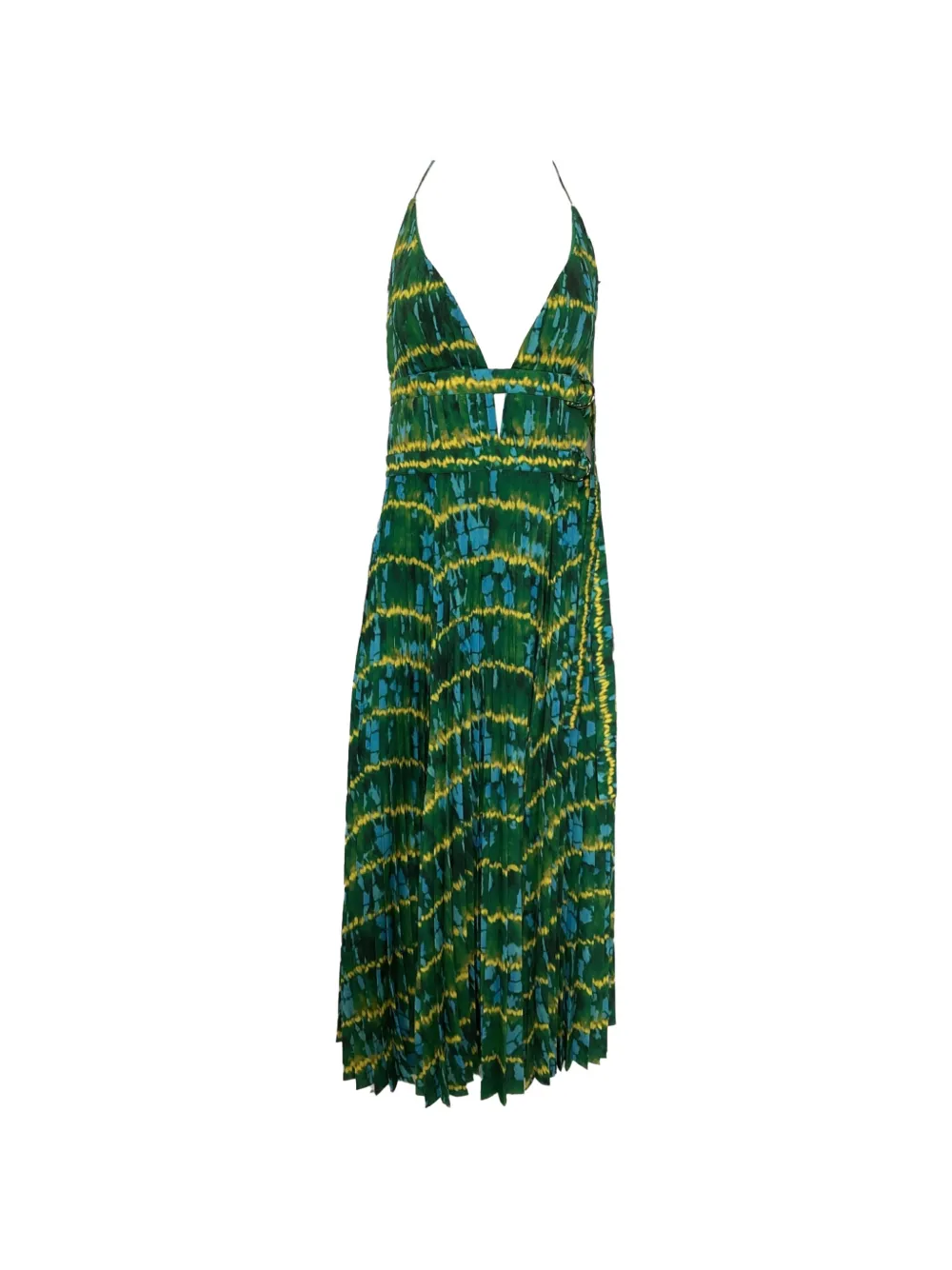 Altuzarra Winda pleated maxi dress - Green