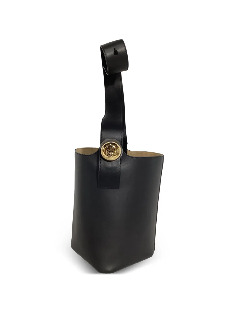 Loewe Pre-Owned medium Pebble bucket bag - Nero
