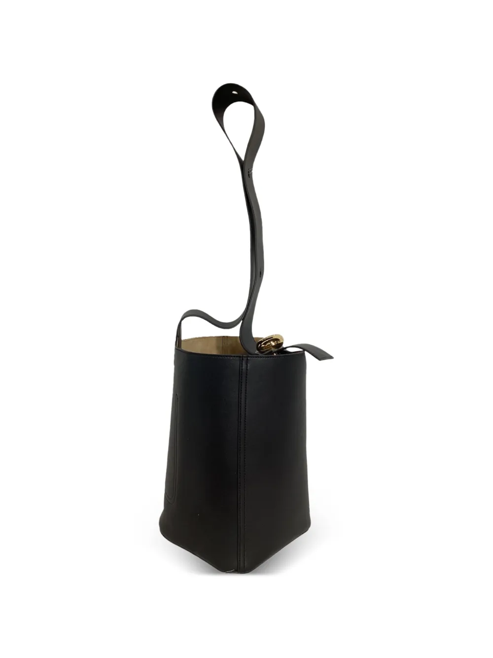  Loewe Pre-owned Medium Pebble Bucket Bag - Black 