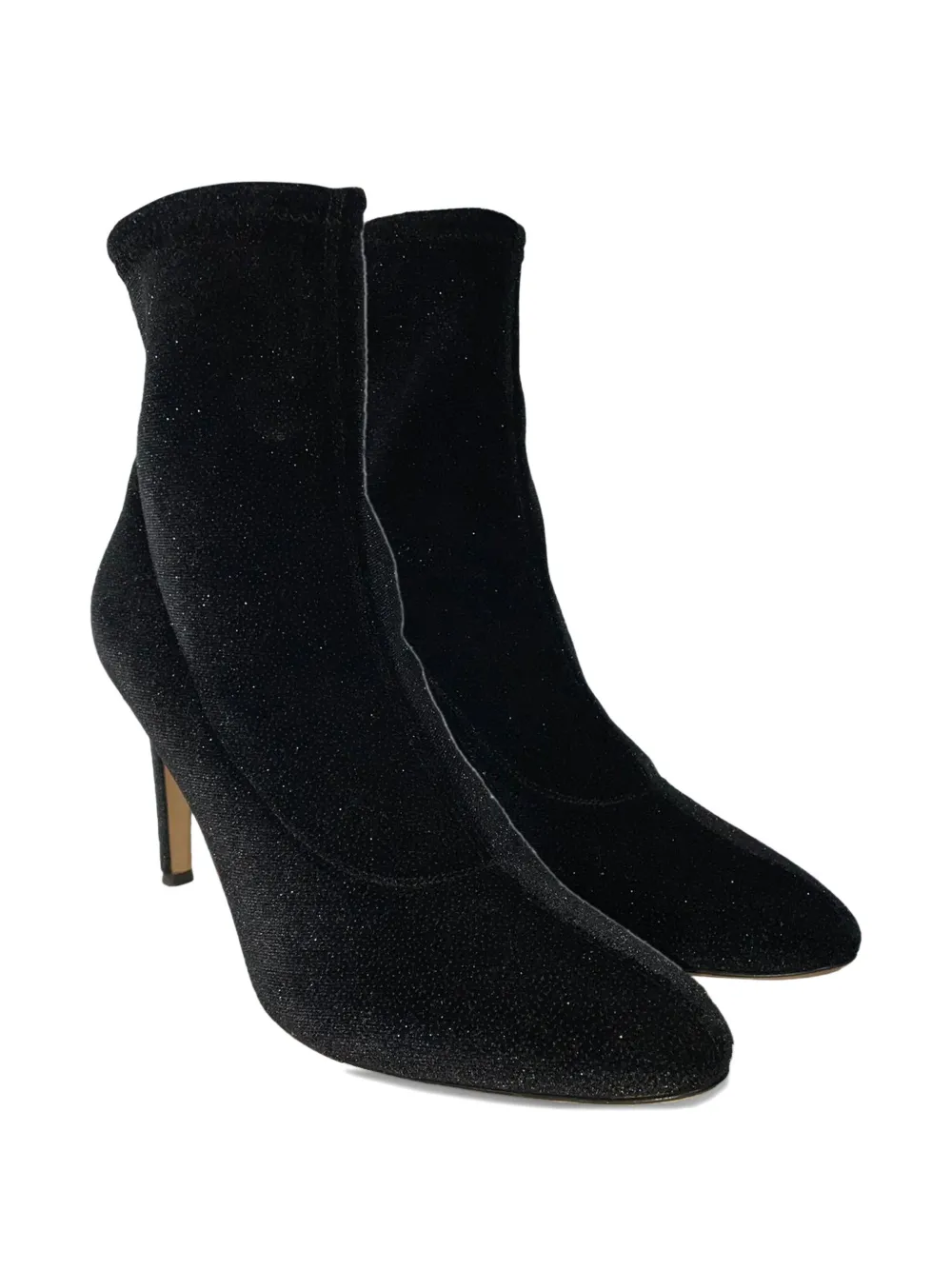 Giuseppe Zanotti Vintage glitter-embellishment ankle boot - Zwart