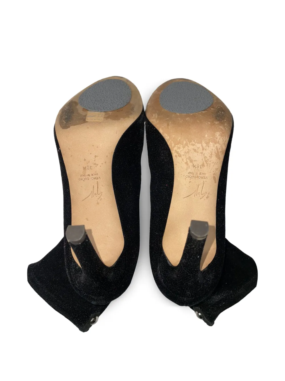 Glitter-Embellishment Ankle Boot