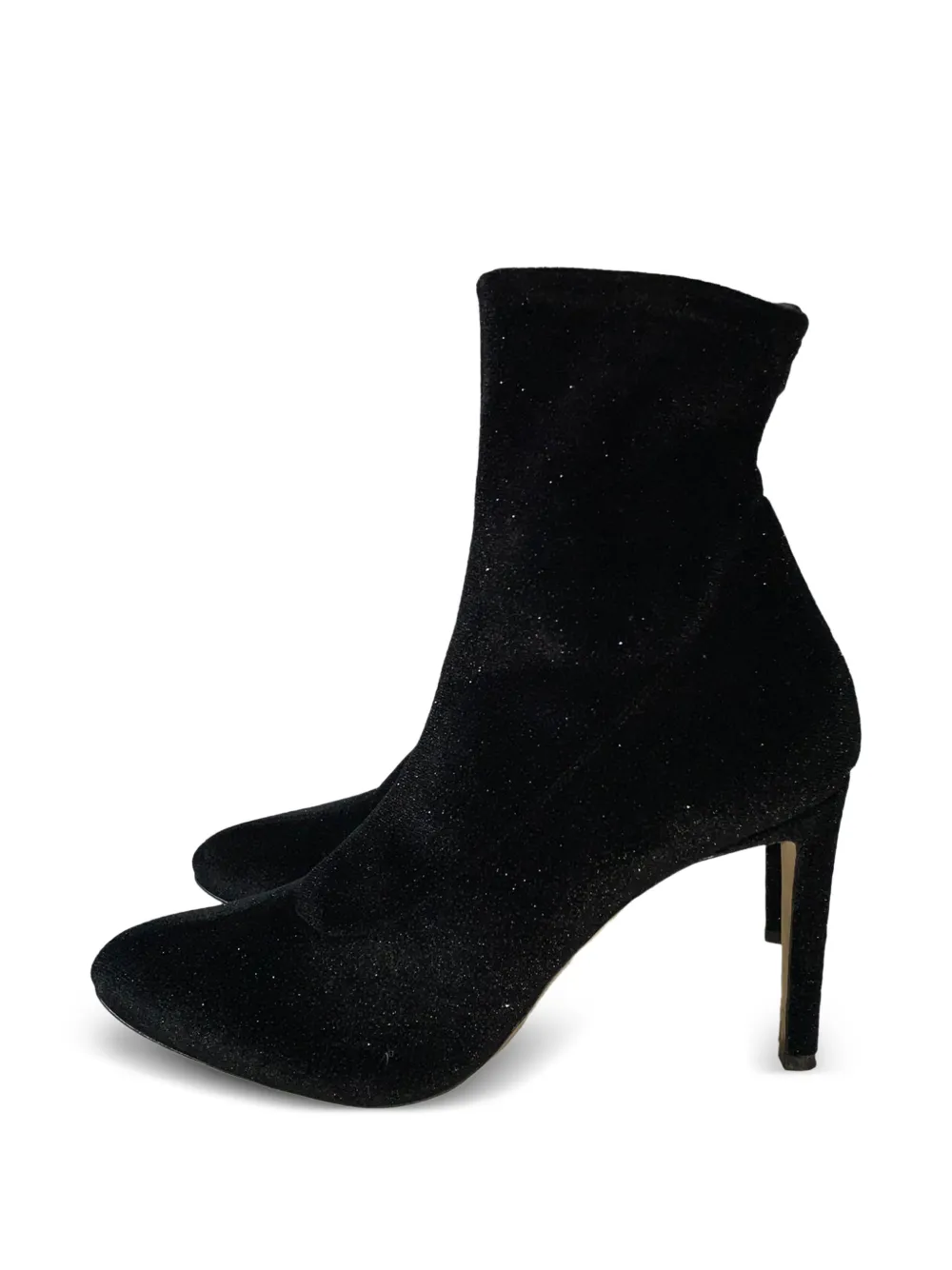 Glitter-Embellishment Ankle Boot