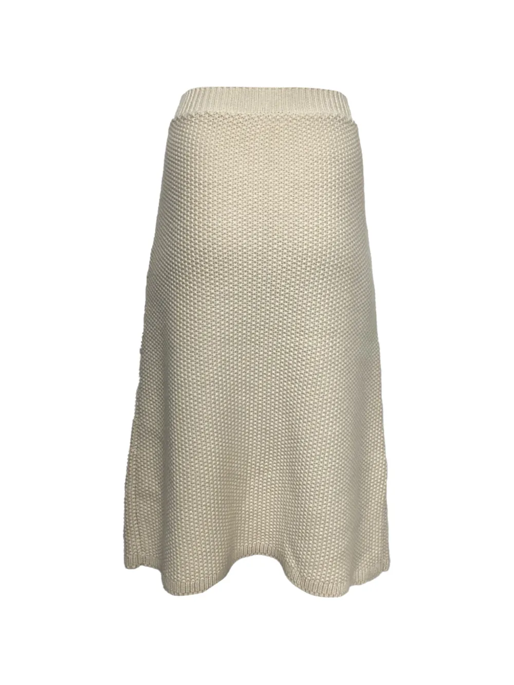Chlo&eacute; Vintage knitted midi skirt - Beige