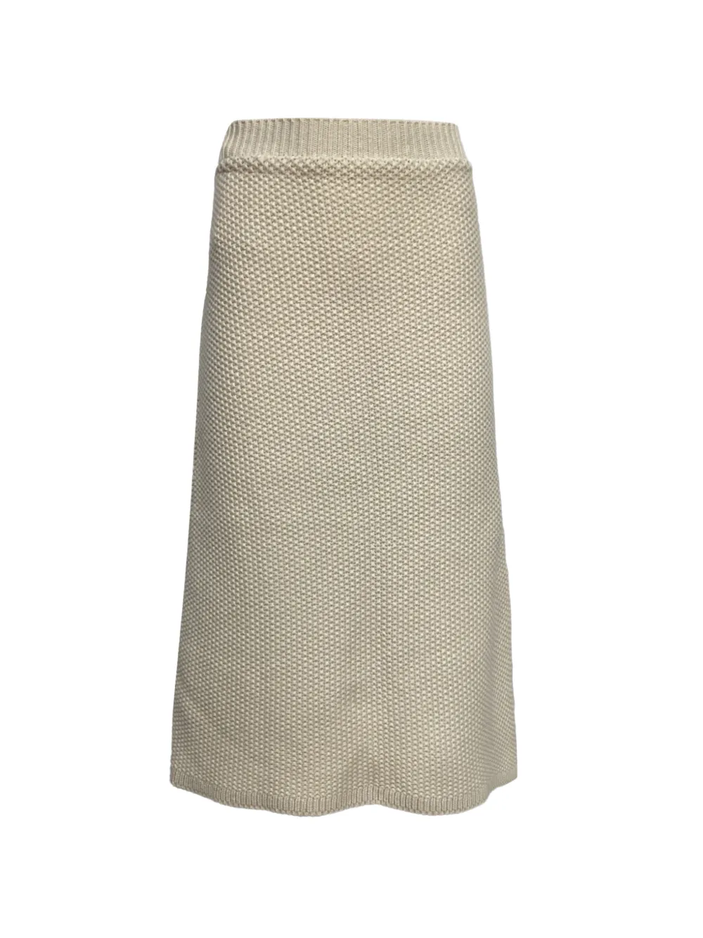 Chloé Vintage knitted midi skirt - Toni neutri