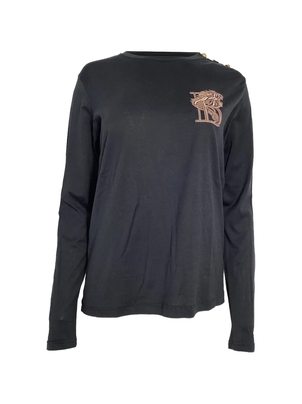 Embroidered Long-Sleeve T-Shirt