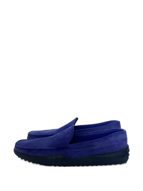 Tod's Vintage スエード ローファー | ブルー | FARFETCH JP