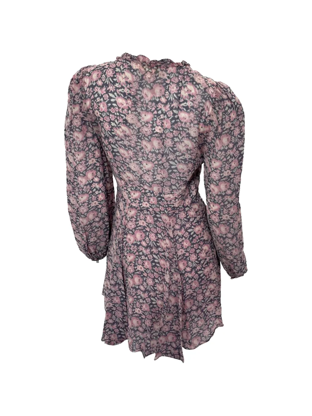 LoveShackFancy floral-print mini dress - Roze