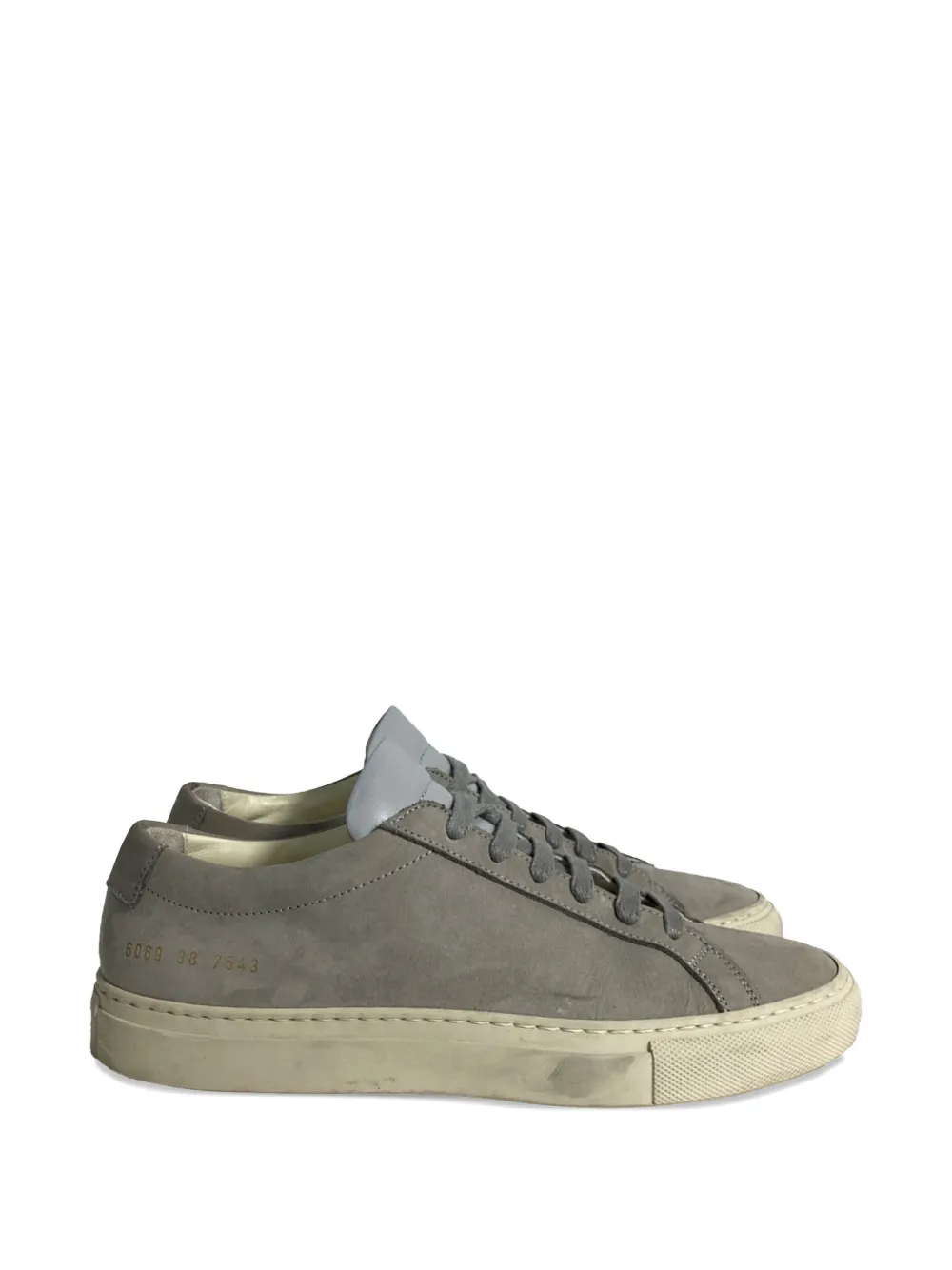 Common Projects Achilles lace-up suede sneakers - Grigio