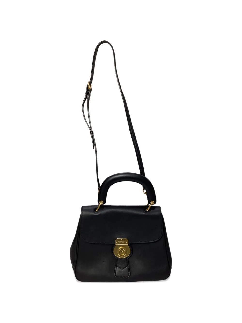 Burberry Pre-Owned medium flap-leather tote bag - Nero