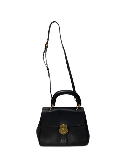 Burberry Pre-Owned medium flap-leather tote bag