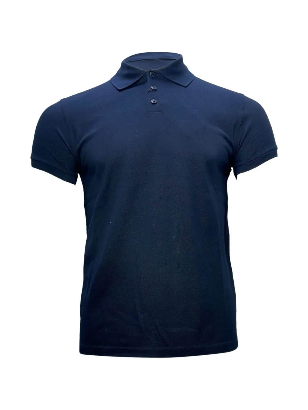 Saint Laurent Pre-Owned buttoned polo shirt - Blu