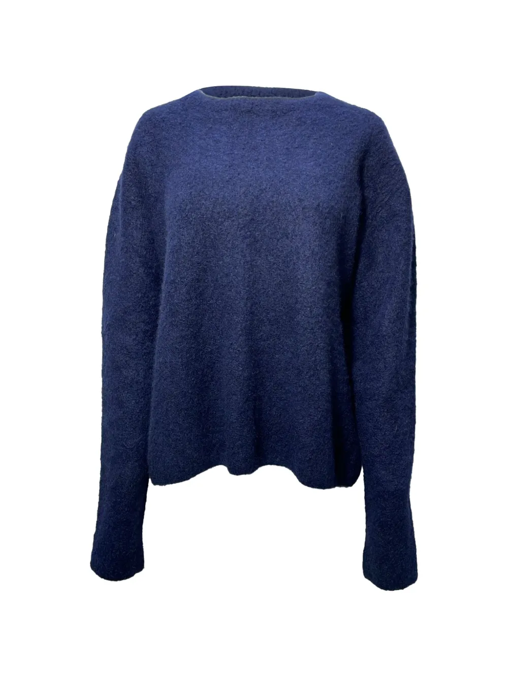 The Row Pre-Owned Gouli crew-neck ribbed jumper - Blu