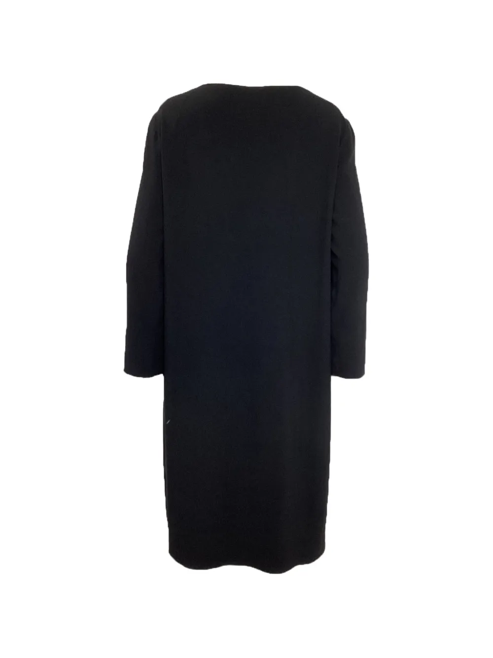 The Row Pre-Owned Larina long-sleeve midi dress - Zwart