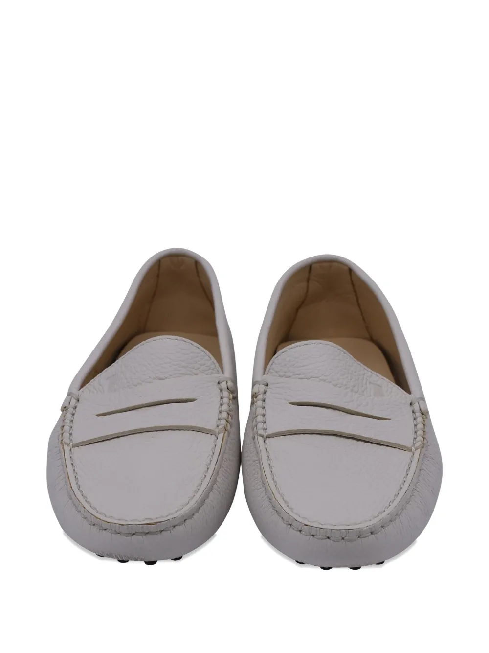 Tod's Vintage Gommino leather loafers - Wit