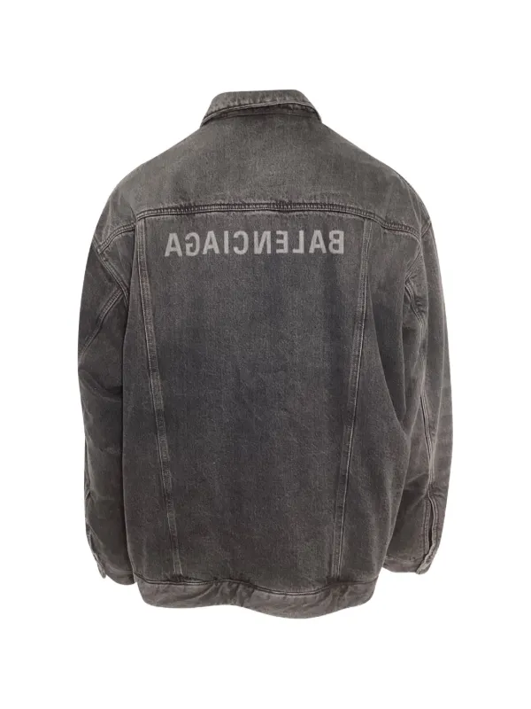 Balenciaga Pre-Owned Mirror デニムジャケット | グレー | FARFETCH JP