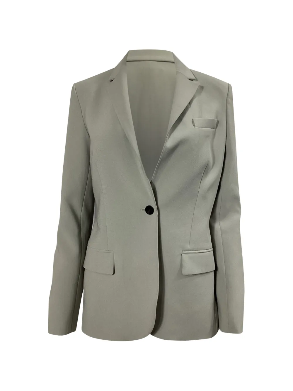 Pre-owned Theory Staple Blazer In Green