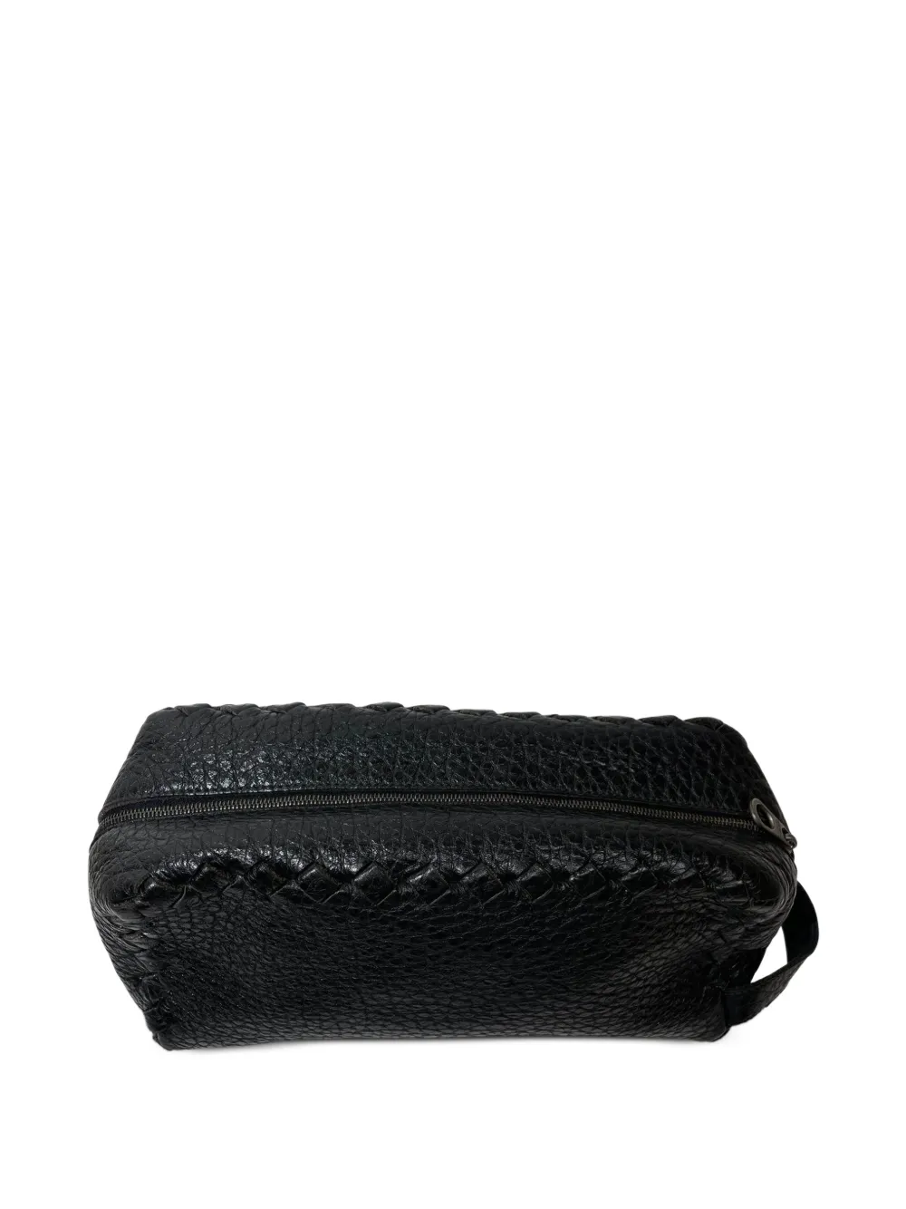 Leather Zipped Clutch Bag