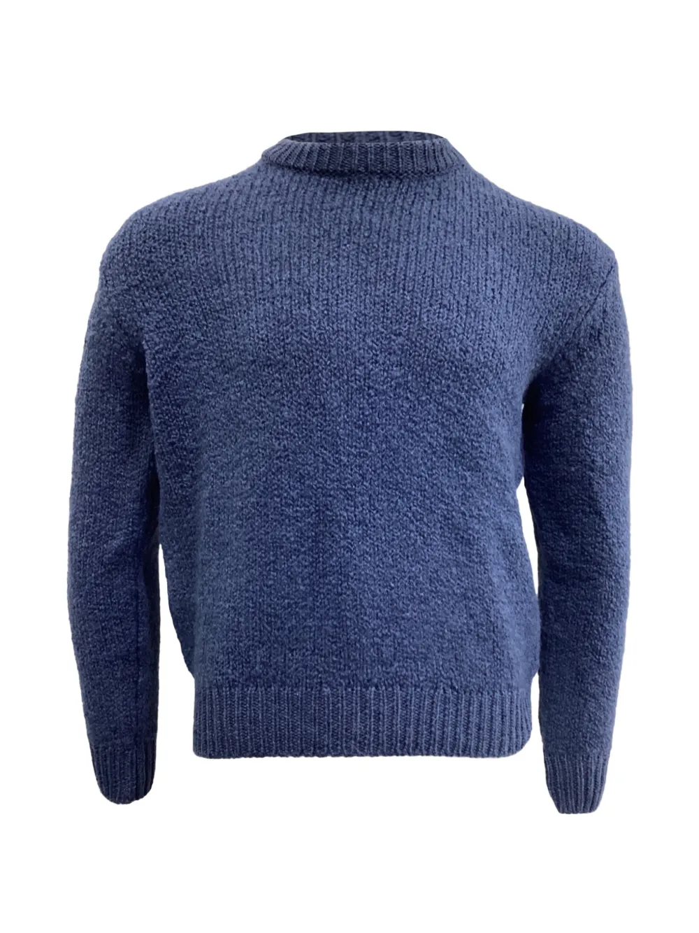 Mr P. long-sleeves knitted sweater - Blu