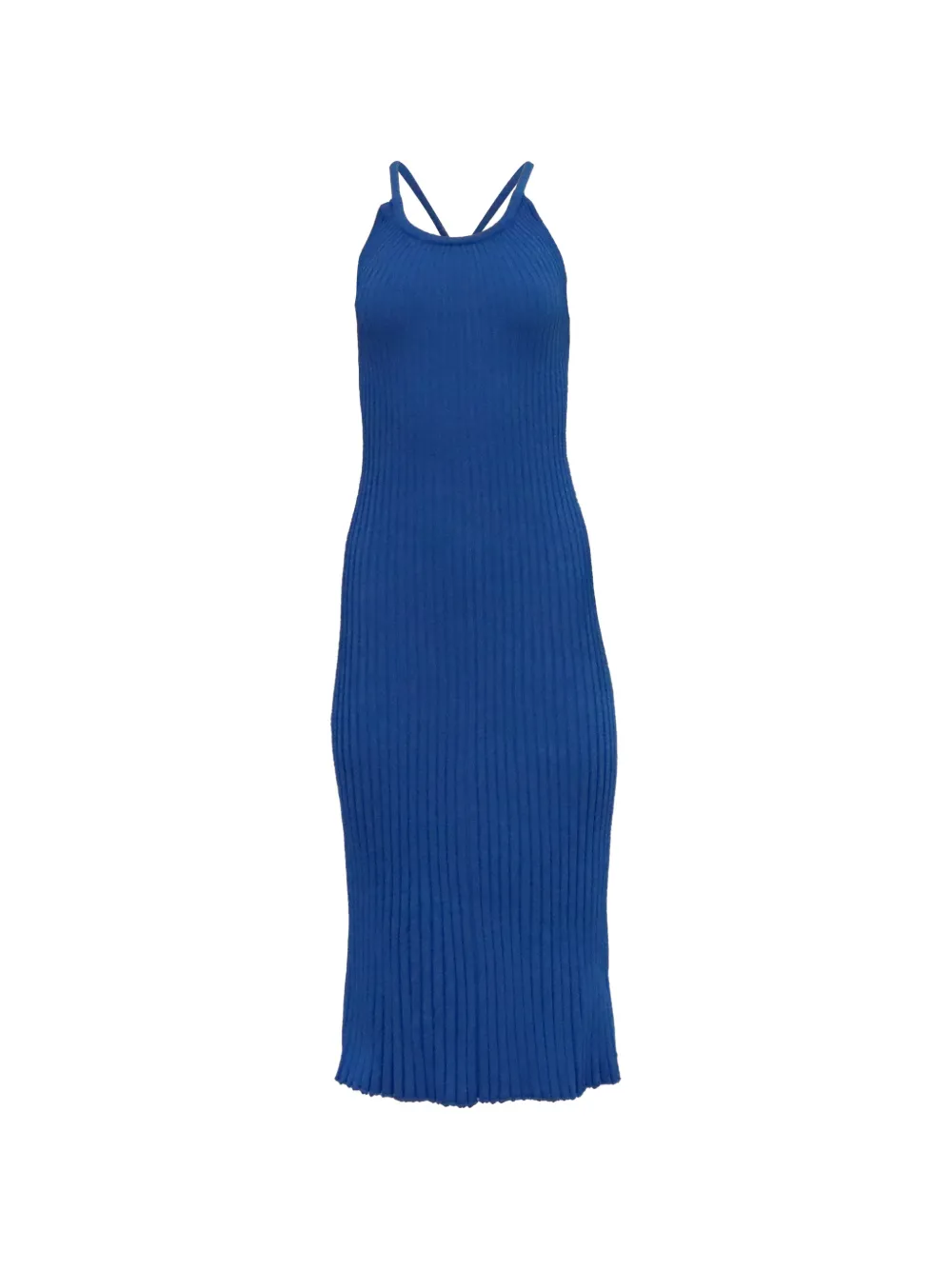Proenza Schouler ribbed-knit midi dress - Blu